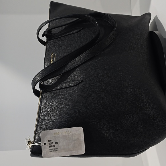 NWT's ✅ Jimmy Choo Grainy Calf Leather Bag NWT Authenticity - Picture 12 of 12